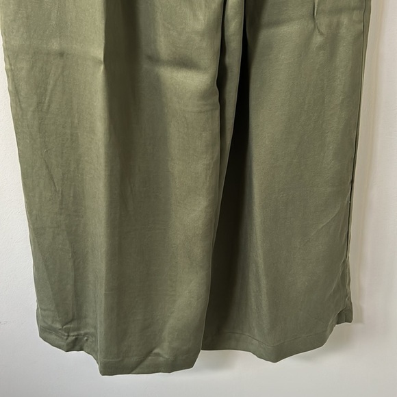 Anthropologie Eva Franco Pant Wide Leg Side Zip Button Front Pockets Sz 6 NEW - Picture 7 of 11